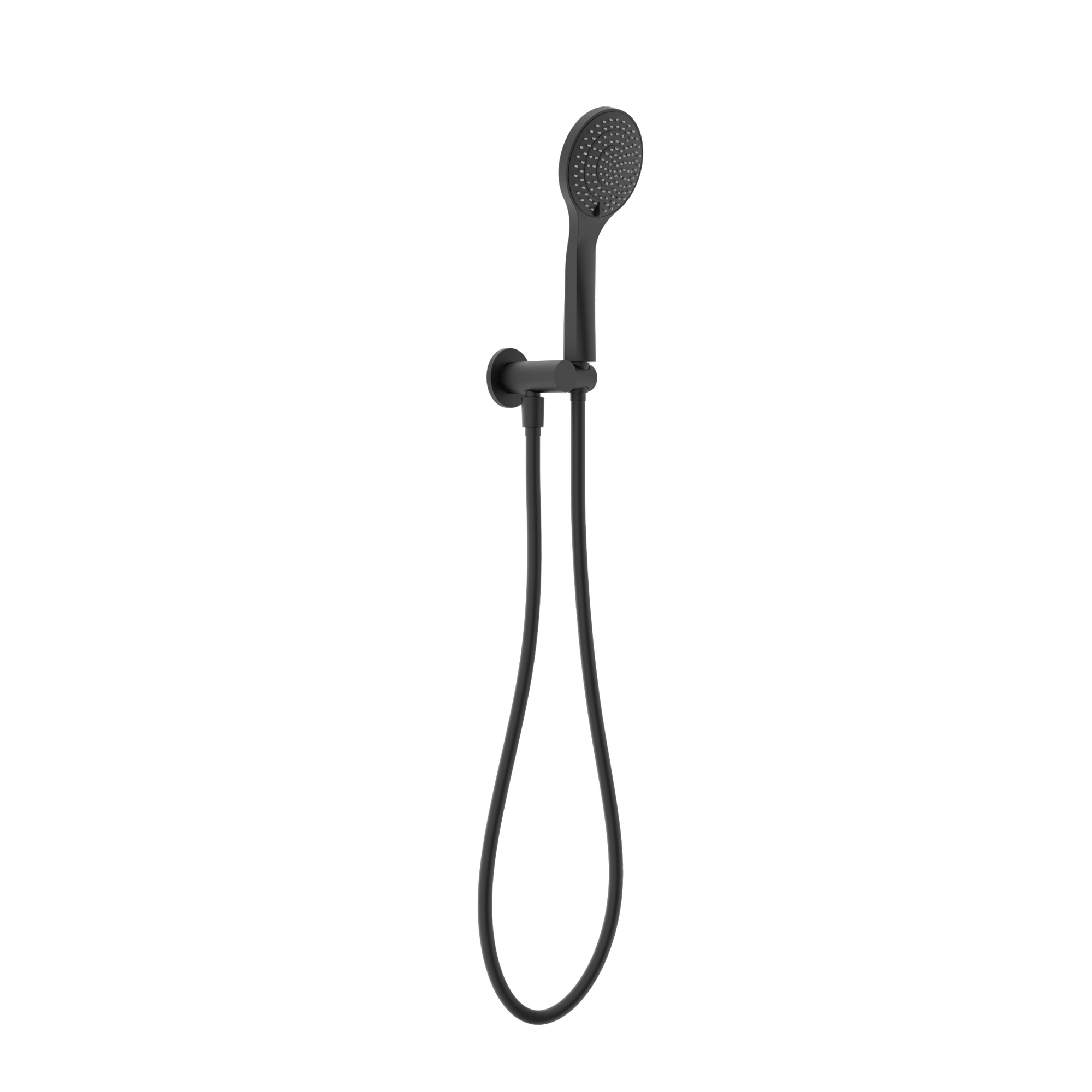 Mecca Shower On Bracket With Air Shower Matte Black