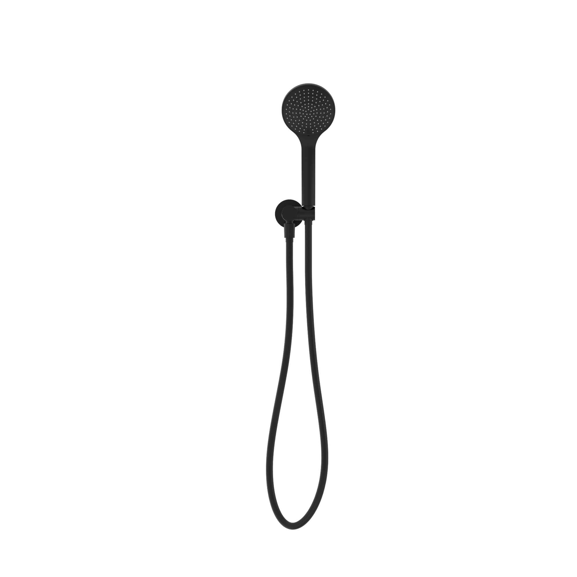 Mecca Shower On Bracket With Air Shower Matte Black
