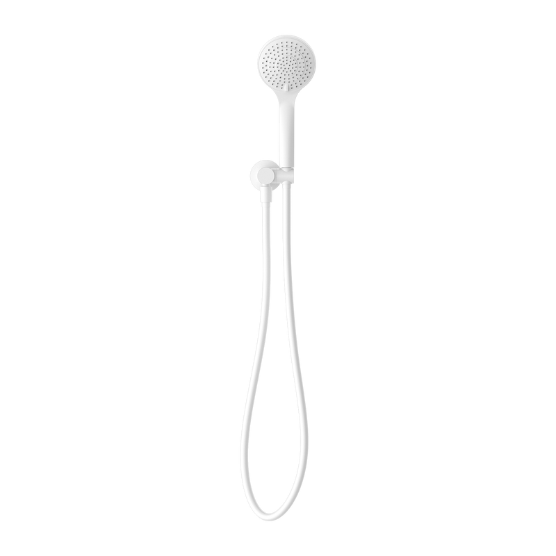 Mecca Shower On Bracket With Air Shower Matte White
