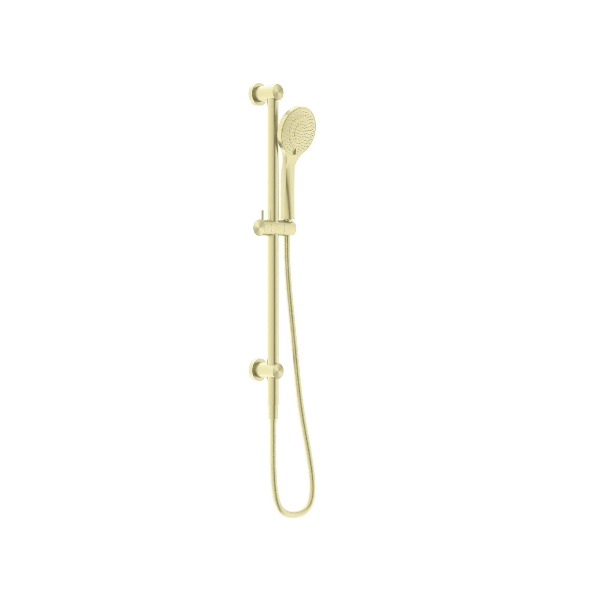 Mecca Shower Rail With Air Shower Brushed Gold