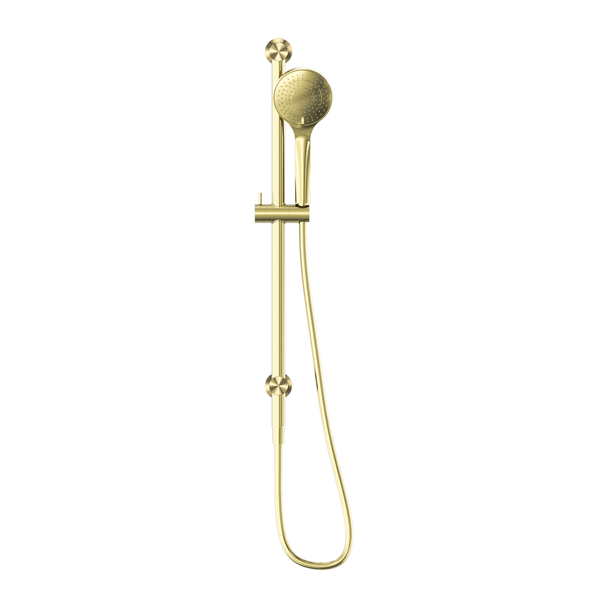 Mecca Shower Rail With Air Shower Brushed Gold