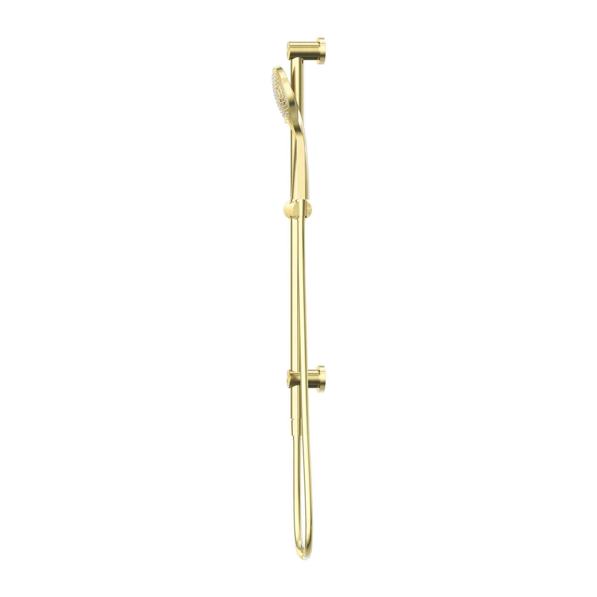 Mecca Shower Rail With Air Shower Brushed Gold