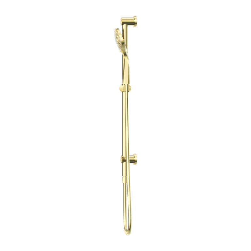 Mecca Shower Rail With Air Shower Brushed Gold