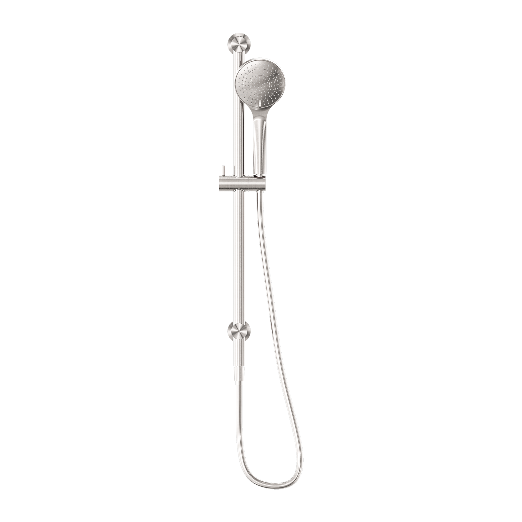 Mecca Shower Rail With Air Shower Brushed Nickel