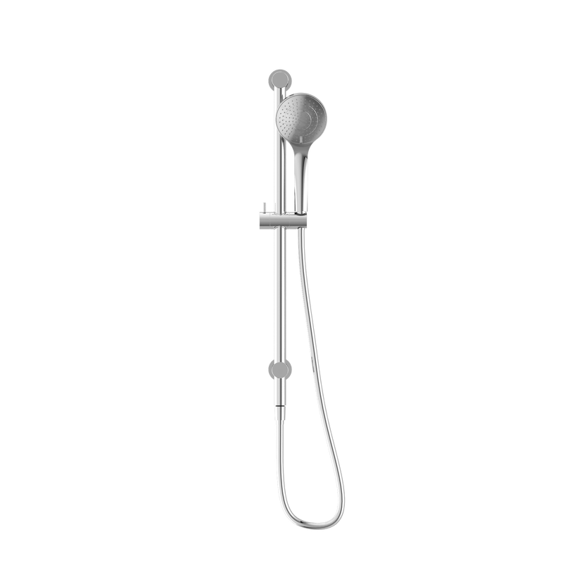 Mecca Shower Rail With Air Shower Chrome