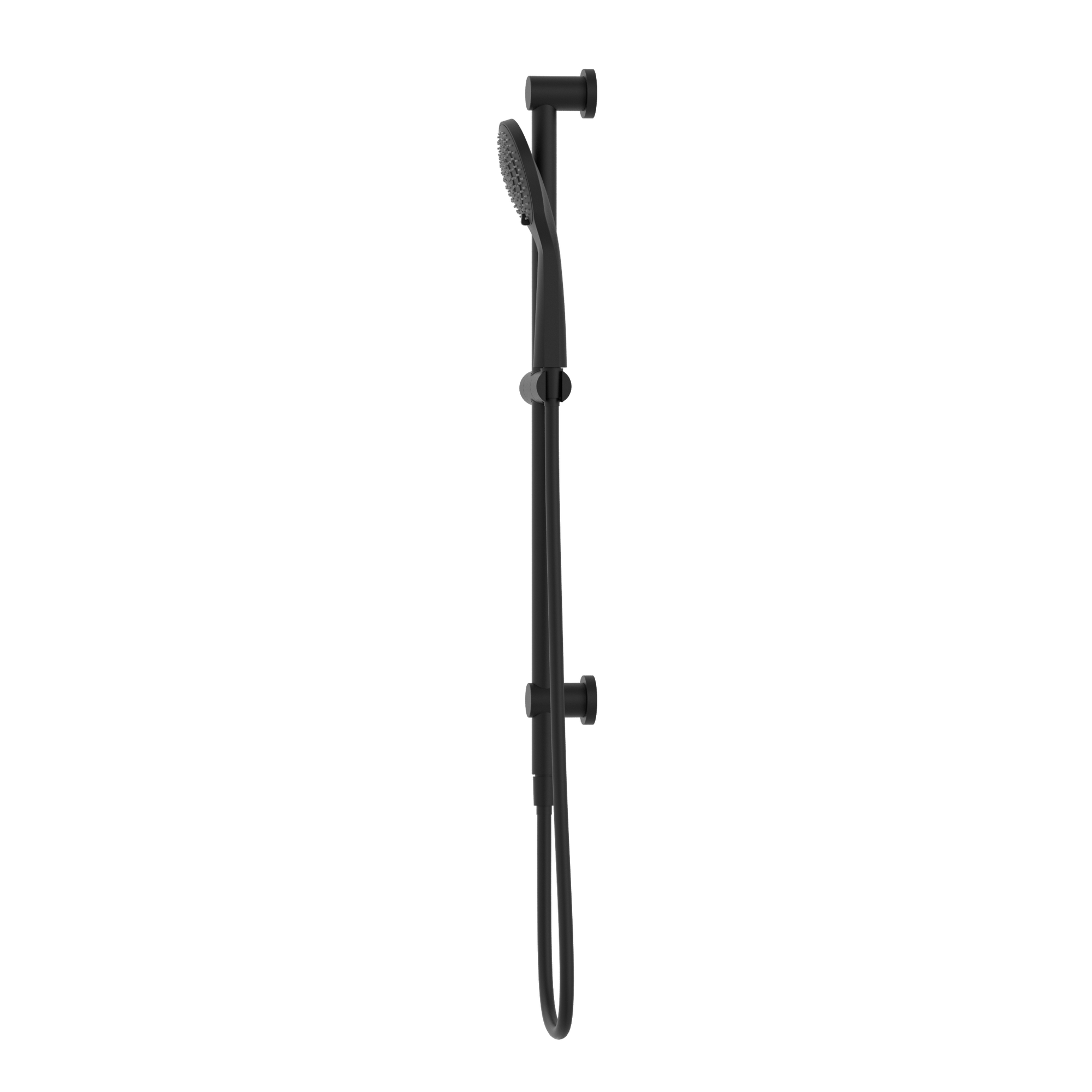 Mecca Shower Rail With Air Shower Matte Black