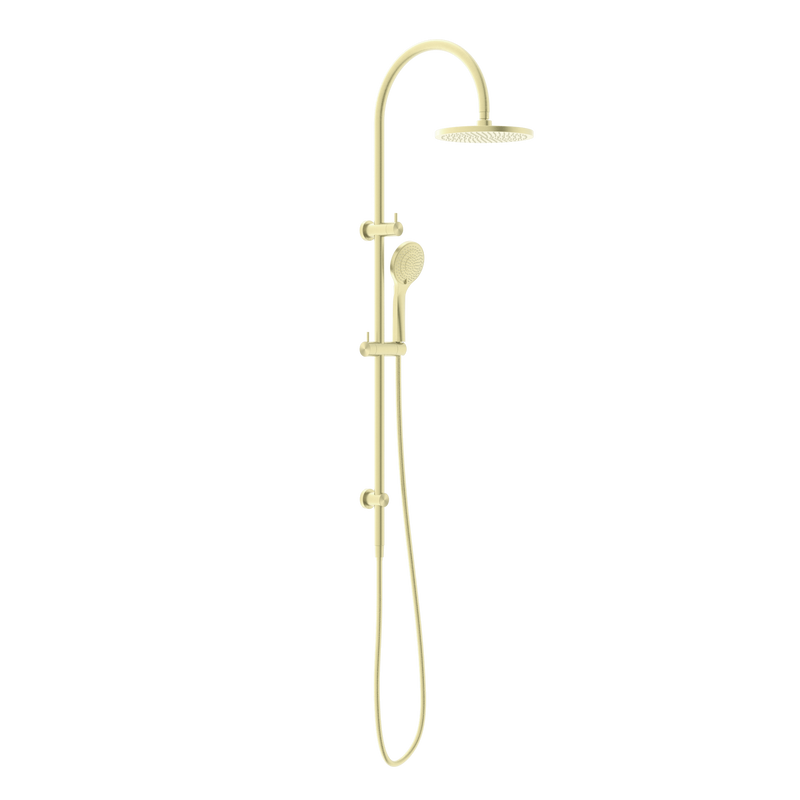 Mecca Twin Shower With Air Shower Brushed Gold