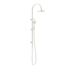 Mecca Twin Shower With Air Shower Brushed Nickel