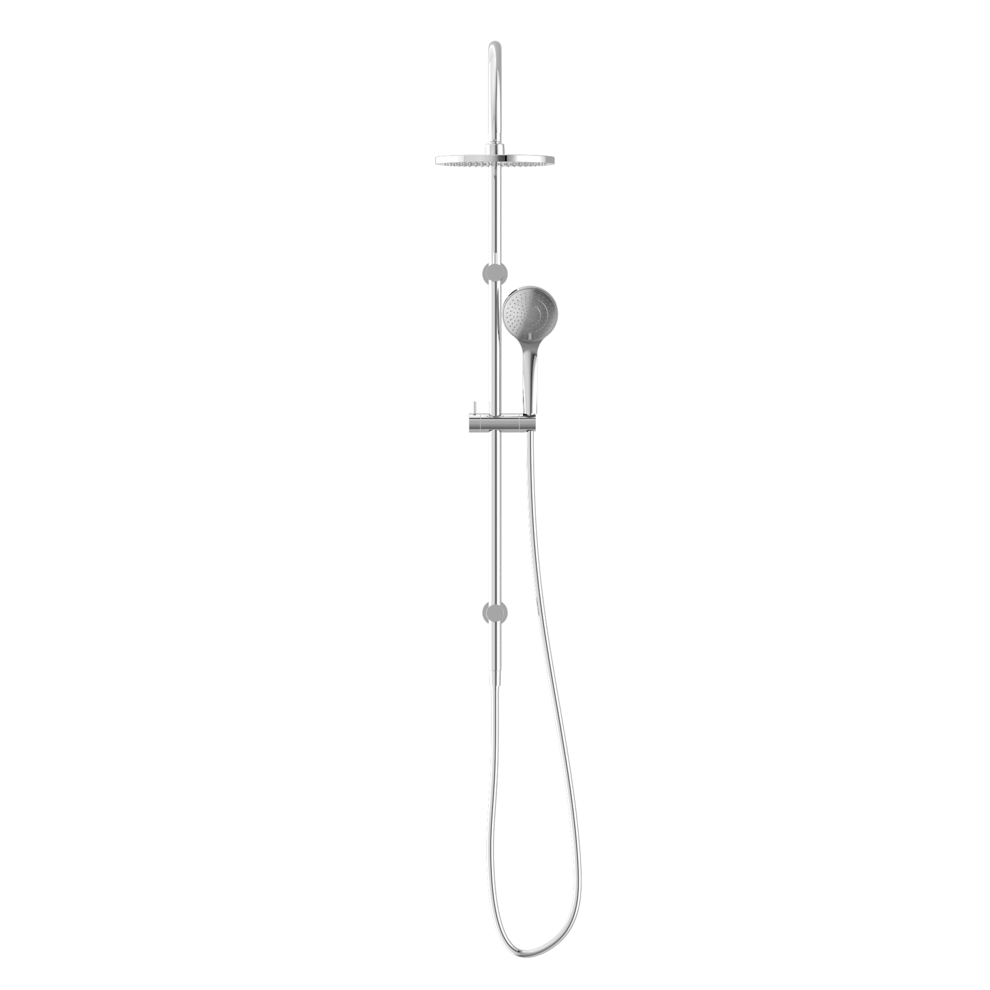 Mecca Twin Shower With Air Shower Chrome