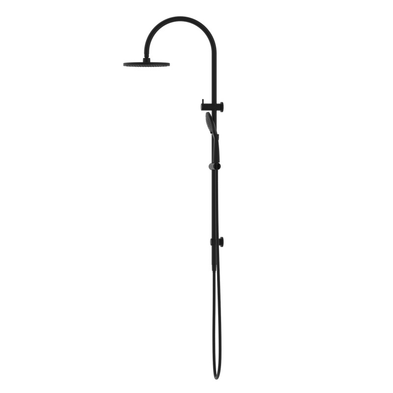 Mecca Twin Shower With Air Shower Matte Black