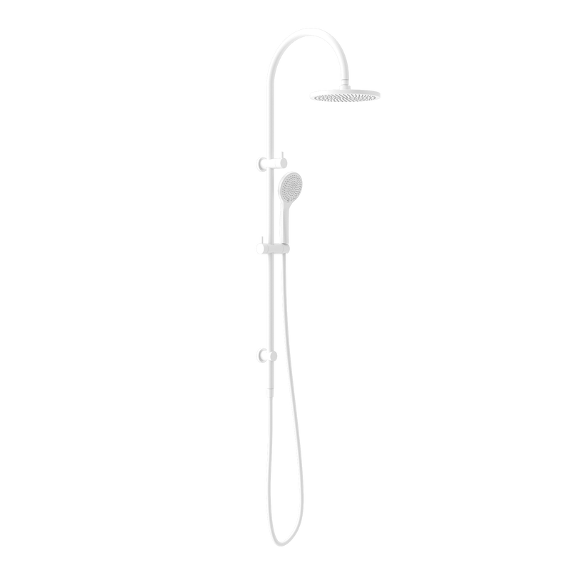 Mecca Twin Shower With Air Shower Matte White
