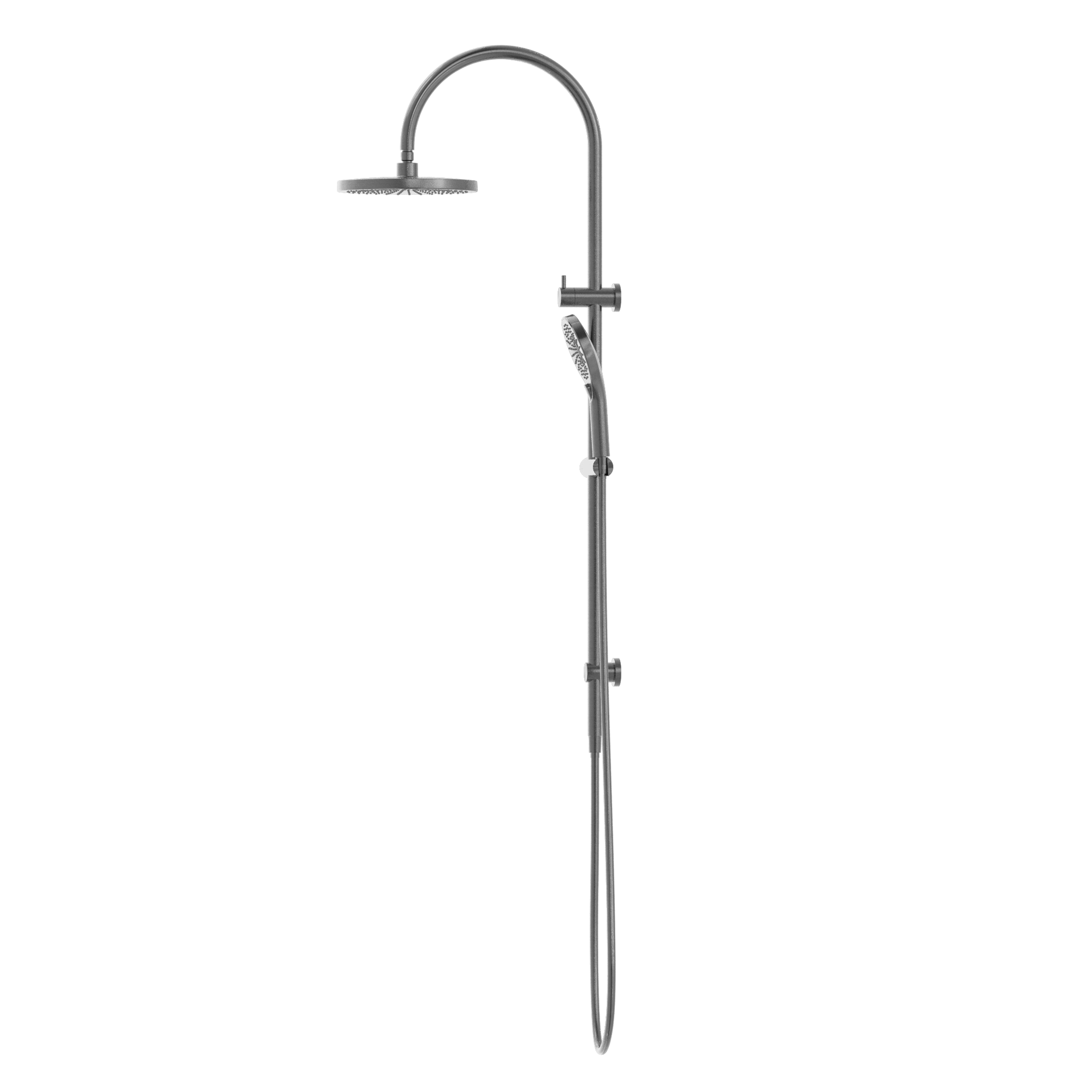 Mecca Twin Shower Gun Metal
