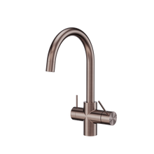 Mecca 3 Way Filtered Mixer Tap Brushed Bronze