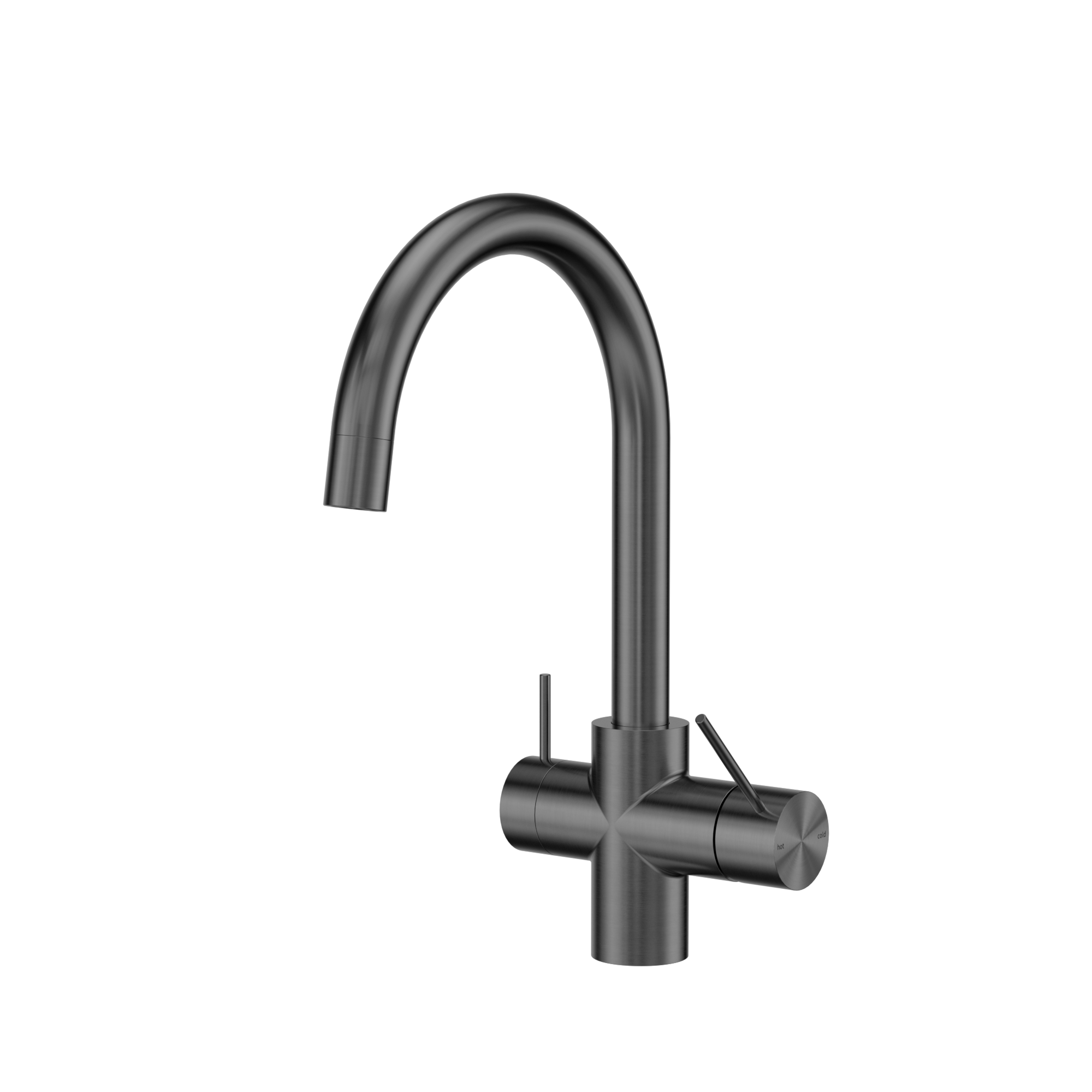 Mecca 3 Way Filtered Mixer Tap Gun Metal