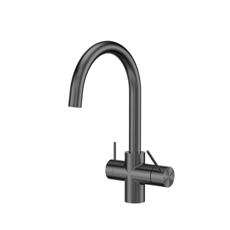 Mecca 3 Way Filtered Mixer Tap Gun Metal
