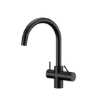 Mecca 3 Way Filtered Mixer Tap Matte Black