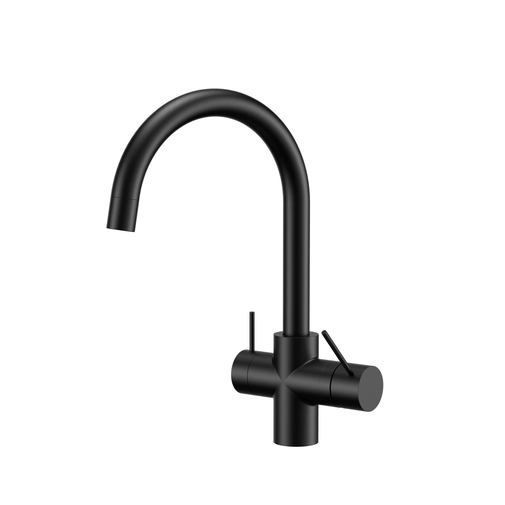 Mecca 3 Way Filtered Mixer Tap Matte Black
