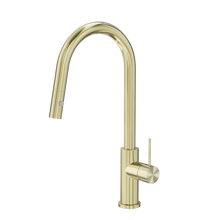 Mecca Pull Out Sink Mixer With Vegie Spray Function Brushed Gold