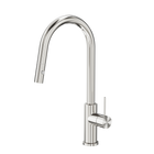 Mecca Pull Out Sink Mixer With Vegie Spray Function Brushed Nickel