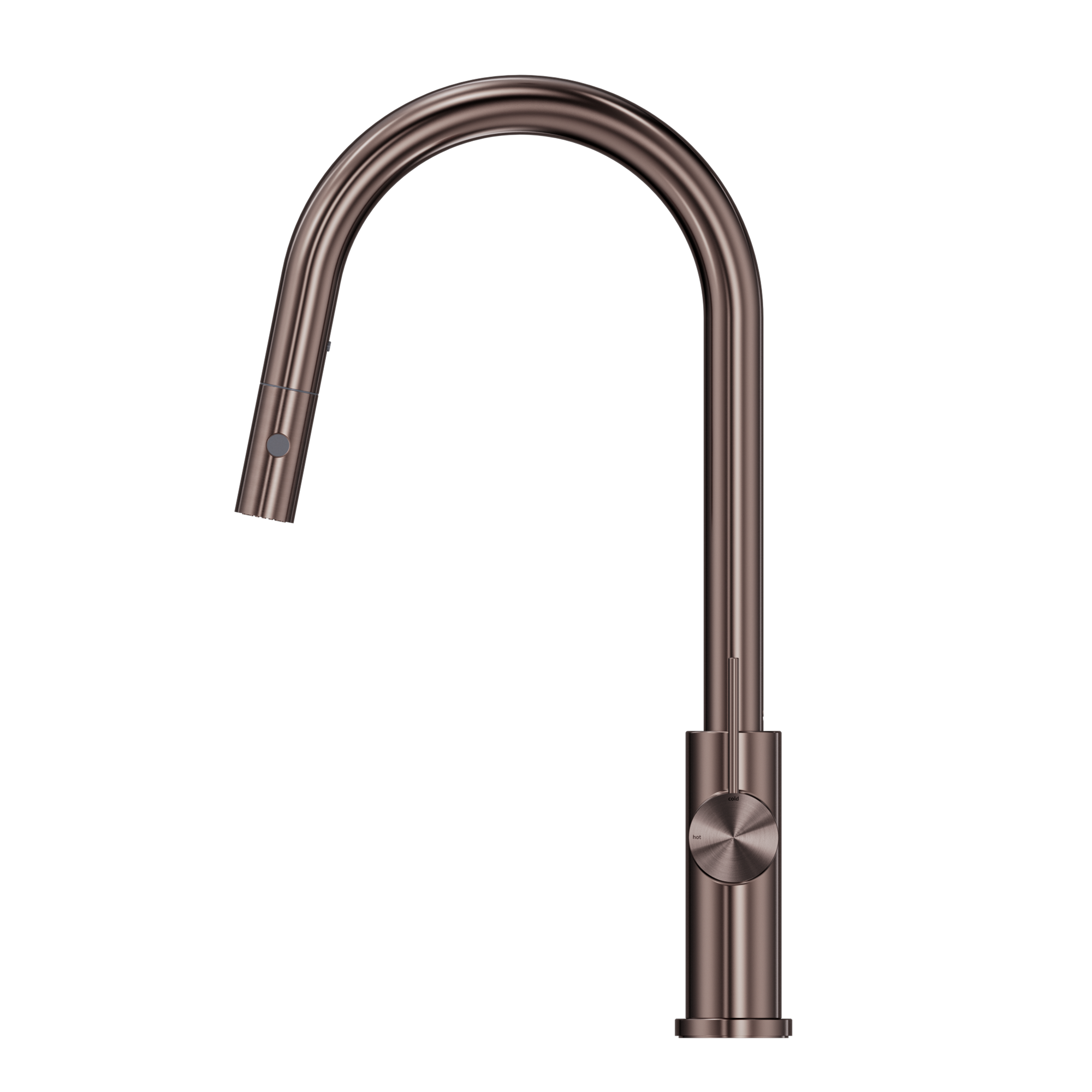 Mecca Pull Out Sink Mixer With Vegie Spray Function Brushed Bronze