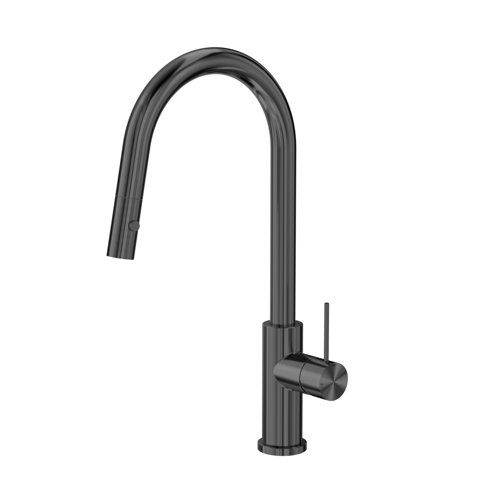 Mecca Pull Out Sink Mixer With Vegie Spray Function Gun Metal