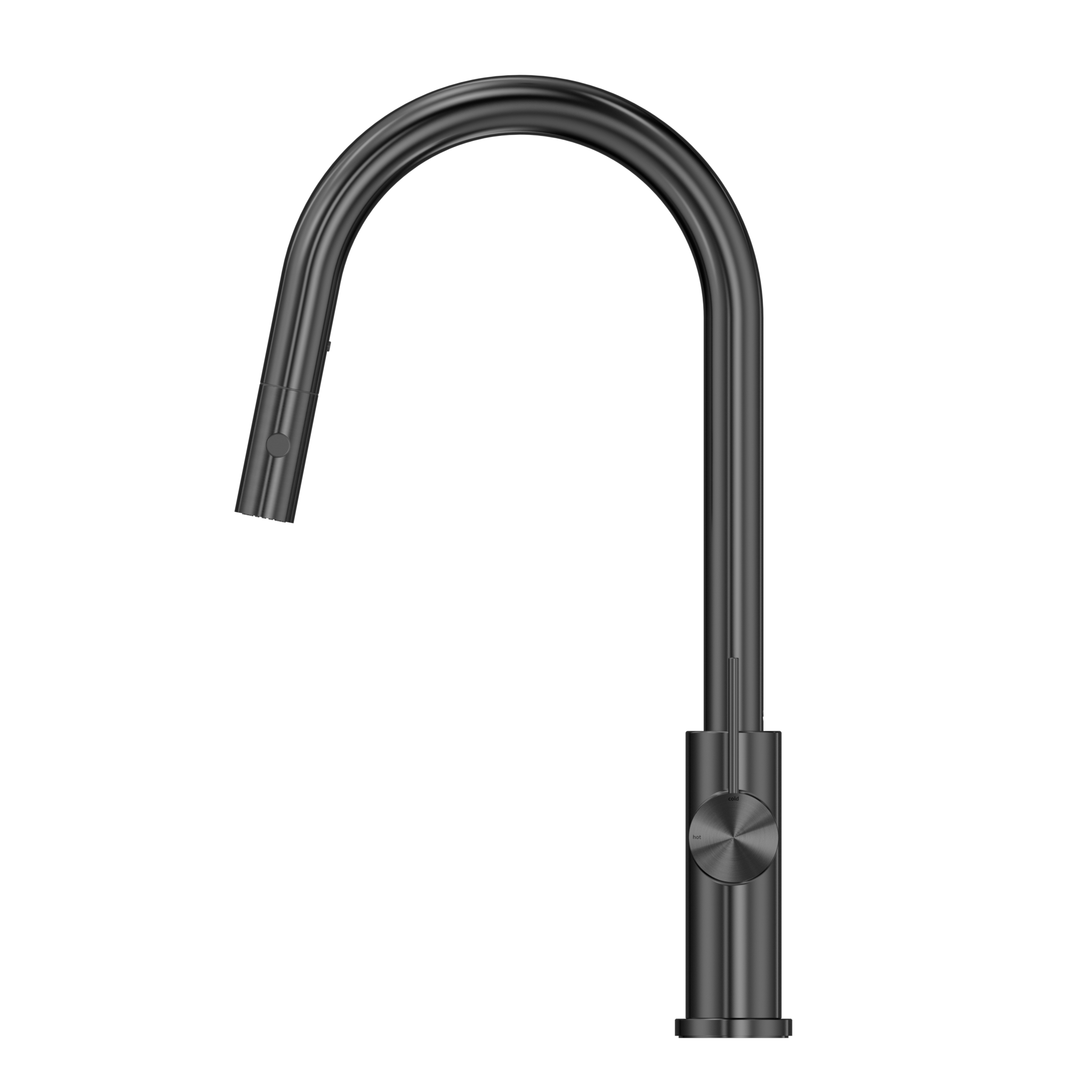 Mecca Pull Out Sink Mixer With Vegie Spray Function Gun Metal