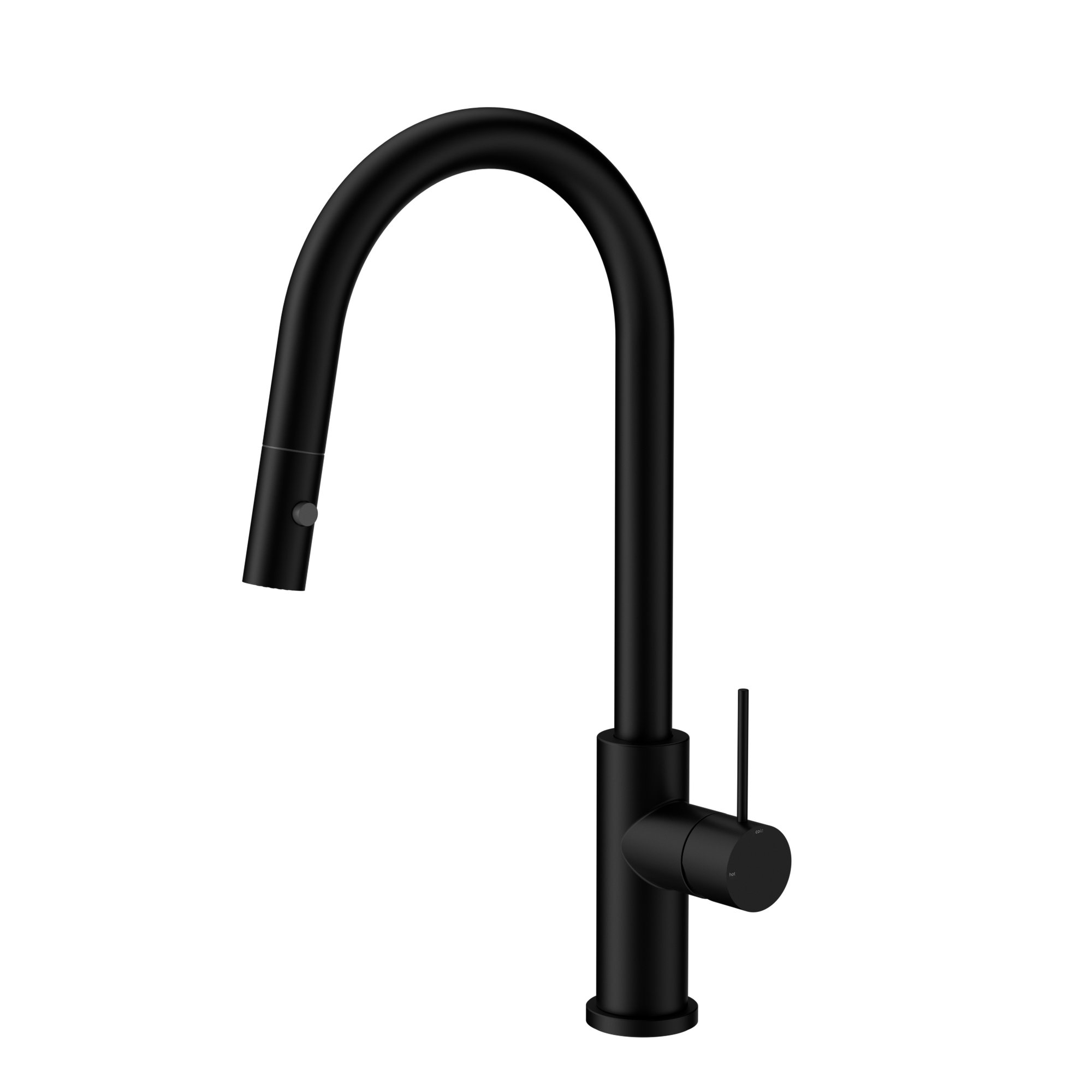Mecca Pull Out Sink Mixer With Vegie Spray Function Matte Black