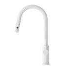 Mecca Pull Out Sink Mixer With Vegie Spray Function Matte White
