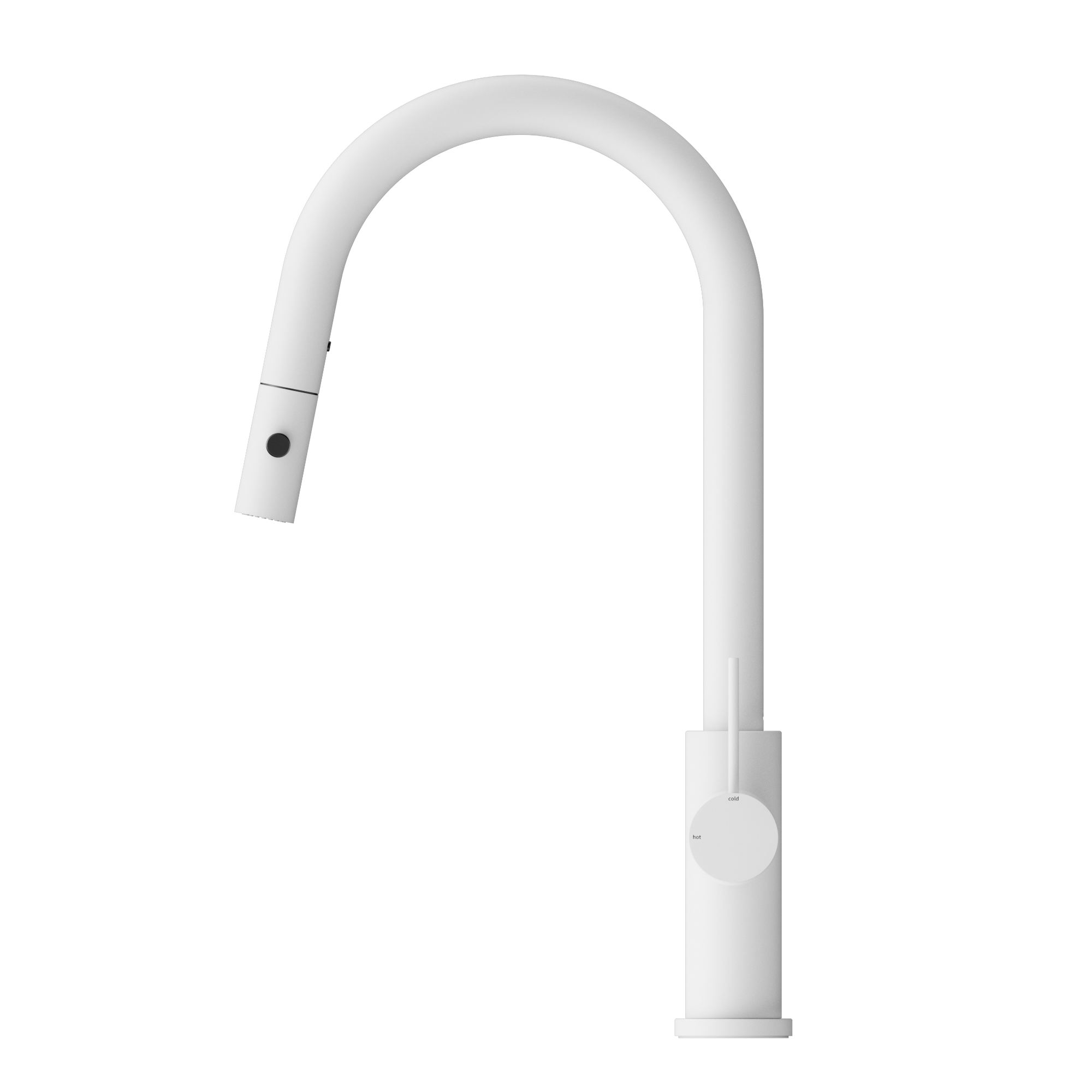 Mecca Pull Out Sink Mixer With Vegie Spray Function Matte White