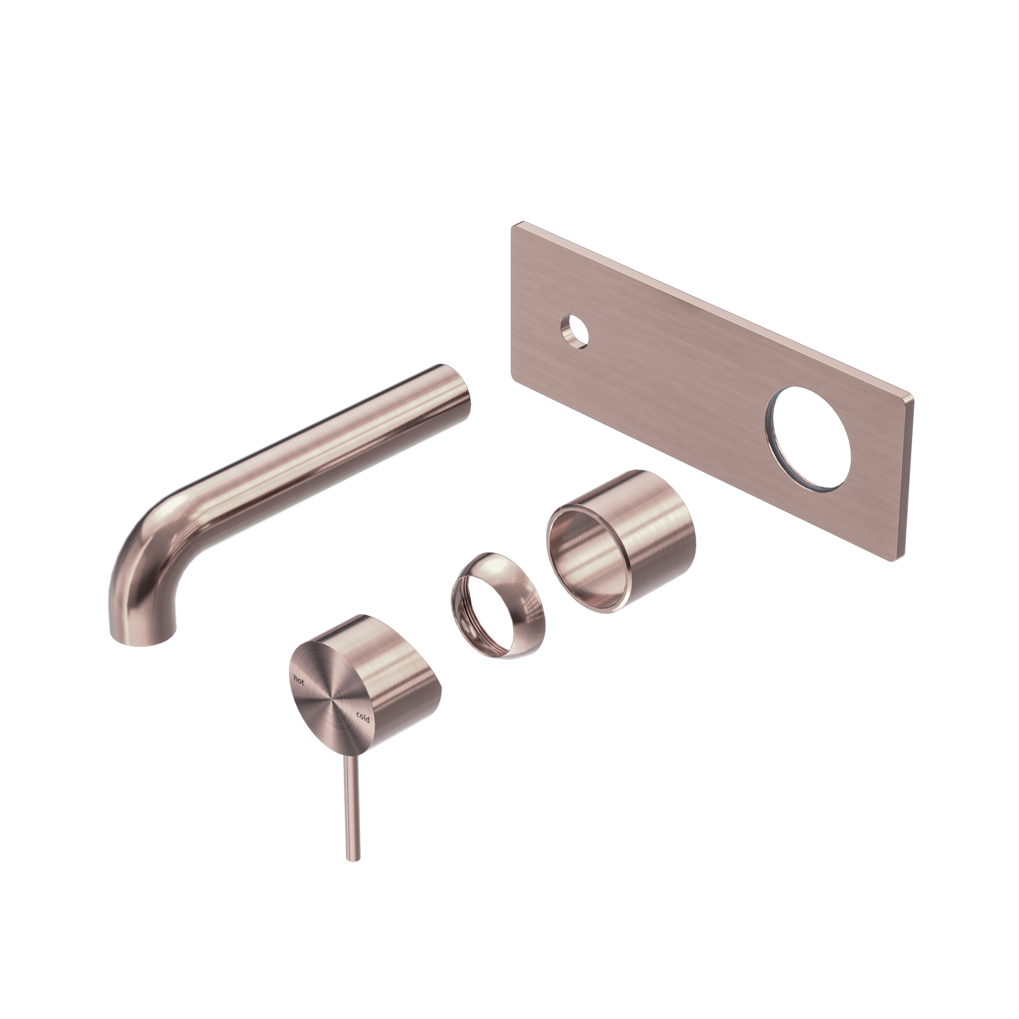Mecca Wall Basin/Bath Mixer 160mm Trim Kits Only Brushed Bronze