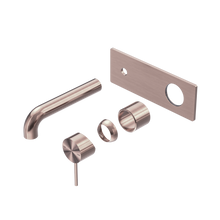 Mecca Wall Basin/Bath Mixer 185mm Trim Kits Only Brushed Bronze