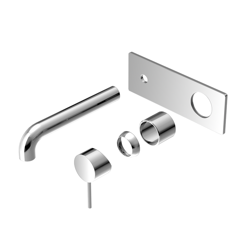 Mecca Wall Basin/Bath Mixer 230mm Trim Kits Only Chrome