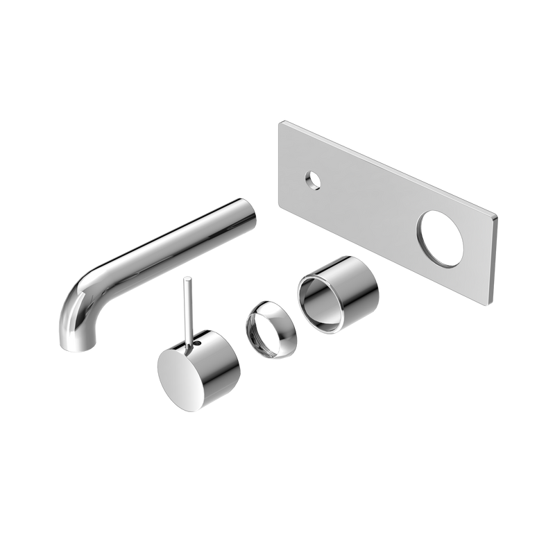 Mecca Wall Basin/Bath Mixer Handle Up 120mm Trim Kits Only Chrome