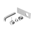 Mecca Wall Basin/Bath Mixer Handle Up 120mm Trim Kits Only Chrome