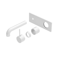 Mecca Wall Basin/Bath Mixer Handle Up 120mm Trim Kits Only Matte White