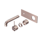Mecca Wall Basin/Bath Mixer Handle Up 160mm Trim Kits Only Brushed Bronze