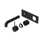 Mecca Wall Basin/Bath Mixer Handle Up 160mm Trim Kits Only Matte Black