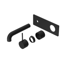 Mecca Wall Basin/Bath Mixer Handle Up 160mm Trim Kits Only Matte Black
