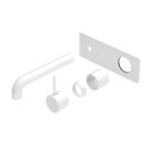 Mecca Wall Basin/Bath Mixer Handle Up 185mm Trim Kits Only Matte White