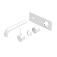 Mecca Wall Basin/Bath Mixer Handle Up 185mm Trim Kits Only Matte White