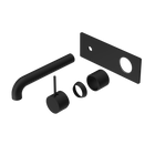 Mecca Wall Basin/Bath Mixer Handle Up 230mm Trim Kits Only Matte Black