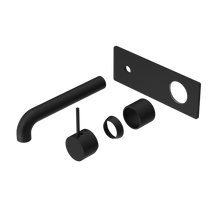 Mecca Wall Basin/Bath Mixer Handle Up 230mm Trim Kits Only Matte Black