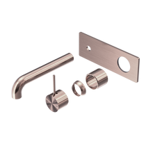 Mecca Wall Basin/Bath Mixer Handle Up 260mm Trim Kits Only Brushed Bronze