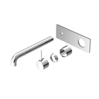 Mecca Wall Basin/Bath Mixer Handle Up 260mm Trim Kits Only Chrome