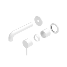 Mecca Wall Basin/Bath Mixer Separate Back Plate 120mm Trim Kits Only Matte White