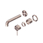 Mecca Wall Basin/Bath Mixer Separate Back Plate 160mm Trim Kits Only Brushed Bronze