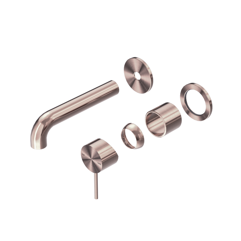 Mecca Wall Basin/Bath Mixer Separate Back Plate 160mm Trim Kits Only Brushed Bronze