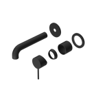 Mecca Wall Basin/Bath Mixer Separate Back Plate 160mm Trim Kits Only Matte Black