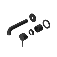 Mecca Wall Basin/Bath Mixer Separate Back Plate 160mm Trim Kits Only Matte Black