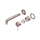 Mecca Wall Basin/Bath Mixer Separate Back Plate 185mm Trim Kits Only Brushed Bronze